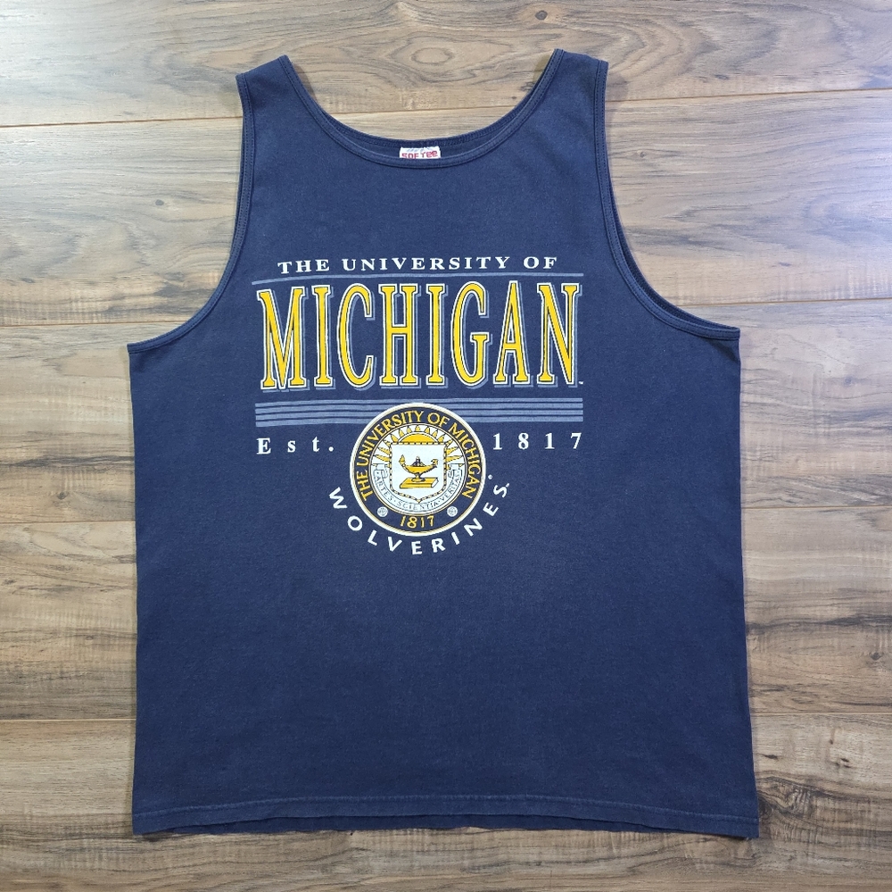 SOF TEE Michigan Tank Top Wolverines Blue XL